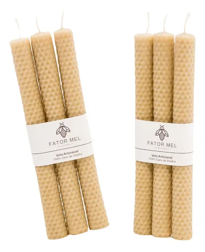 Velas de cera de abelha